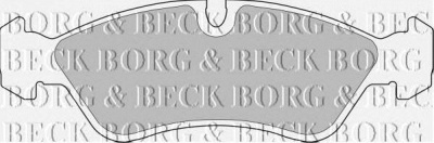 BORG & BECK bbp1423 -  Комплект тормозных колодок, дисковый тормоз